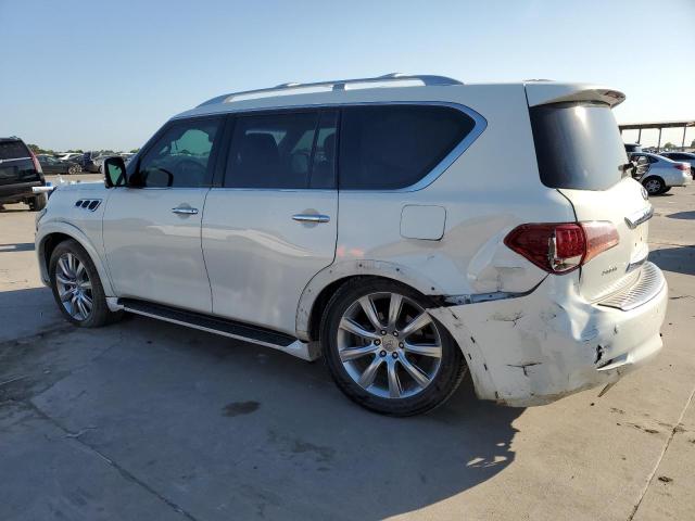 JN8AZ2NF4D9551136 - 2013 INFINITI QX56 WHITE photo 2