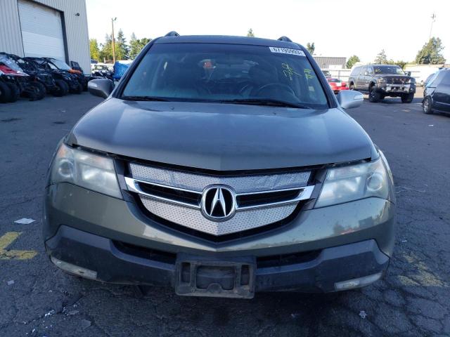 2HNYD28247H530271 - 2007 ACURA MDX GREEN photo 5