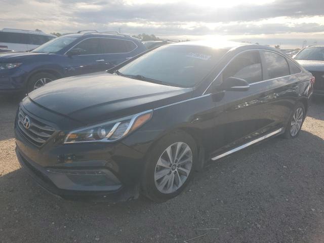 5NPE34AF8GH299502 - 2016 HYUNDAI SONATA SPORT BLACK photo 1