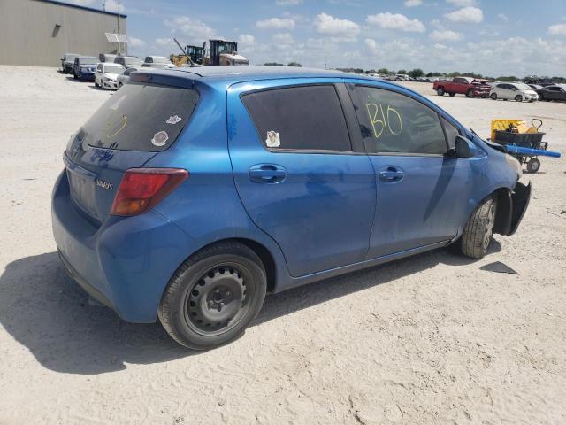 VNKKTUD31HA076285 - 2017 TOYOTA YARIS L BLUE photo 3