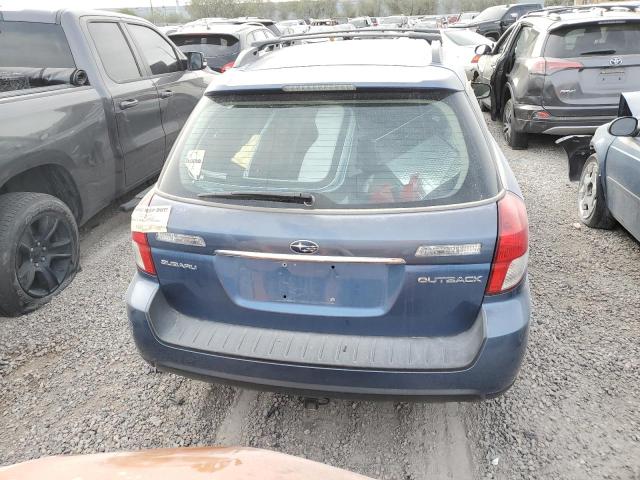 4S4BP61C087309241 - 2008 SUBARU OUTBACK 2.5I BLUE photo 6