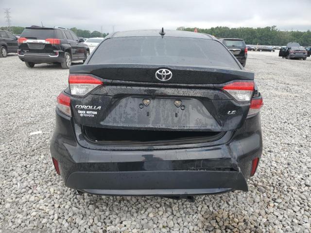 5YFEPMAE8MP218525 - 2021 TOYOTA COROLLA LE BLACK photo 6