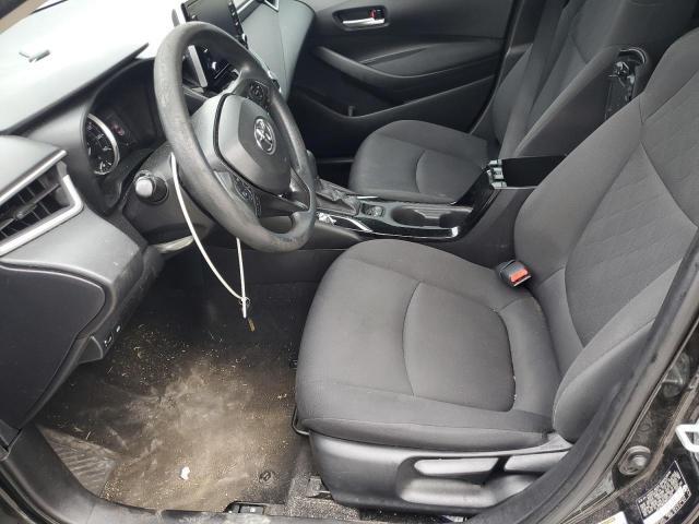 5YFEPMAE8MP218525 - 2021 TOYOTA COROLLA LE BLACK photo 7