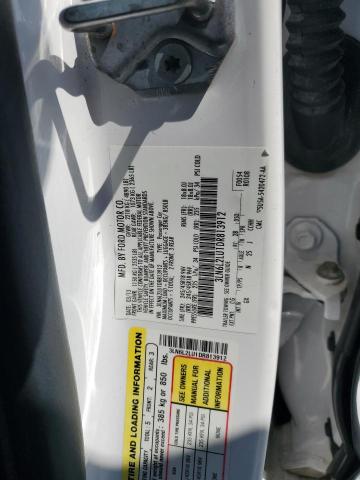 3LN6L2LU1DR813912 - 2013 LINCOLN MKZ HYBRID თეთრი ფოტო 12