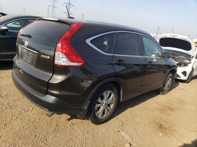 5J6RM4H7XEL015819 - 2014 HONDA CR-V EXL BROWN photo 3