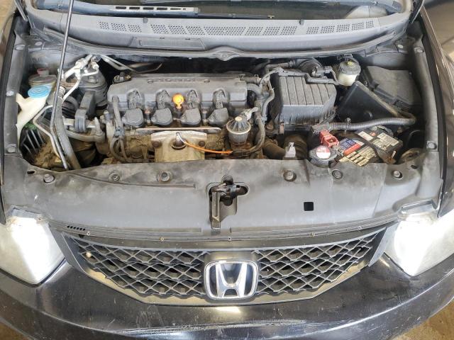 2HGFG12809H514696 - 2009 HONDA CIVIC EX BLACK photo 11