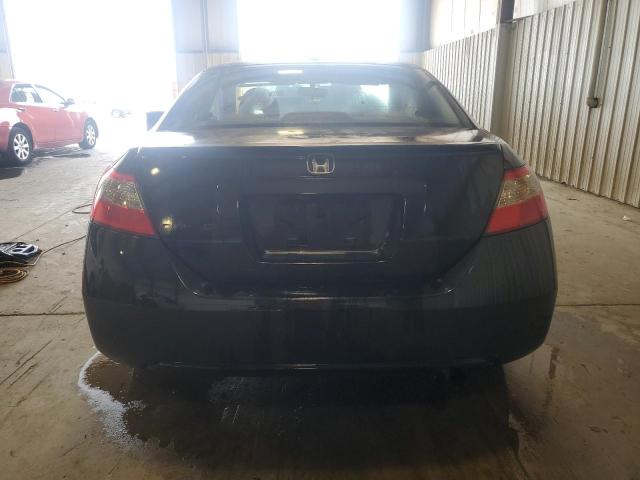 2HGFG12809H514696 - 2009 HONDA CIVIC EX BLACK photo 6