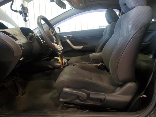 2HGFG12809H514696 - 2009 HONDA CIVIC EX BLACK photo 7