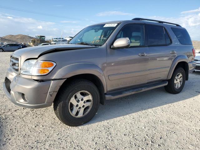 5TDBT48A42S084988 - 2002 TOYOTA SEQUOIA LIMITED TAN photo 1