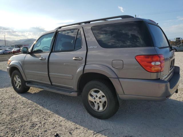 5TDBT48A42S084988 - 2002 TOYOTA SEQUOIA LIMITED TAN photo 2