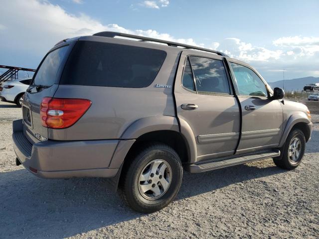 5TDBT48A42S084988 - 2002 TOYOTA SEQUOIA LIMITED TAN photo 3