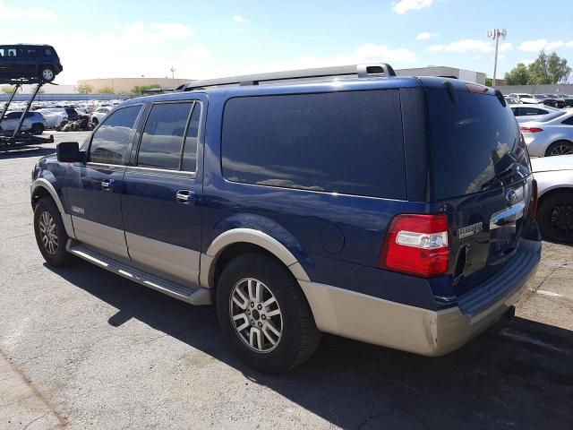 1FMFK18507LA22000 - 2007 FORD EXPEDITION EL EDDIE BAUER BLUE photo 2