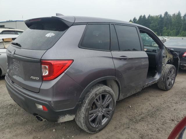 5FNYF8H54KB019980 - 2019 HONDA PASSPORT EXL Szary zdjęcie 3