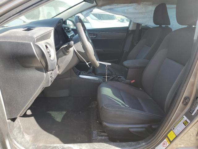 5YFBURHE9JP830386 - 2018 TOYOTA COROLLA L GRAY photo 7