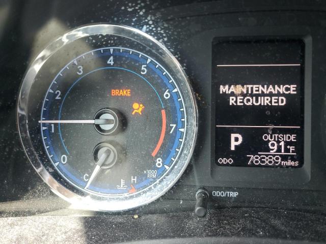 5YFBURHE9JP830386 - 2018 TOYOTA COROLLA L GRAY photo 9