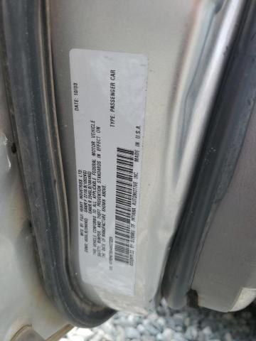 4S3BH675846627229 - 2004 SUBARU LEGACY OUTBACK AWP 银色 照片 12