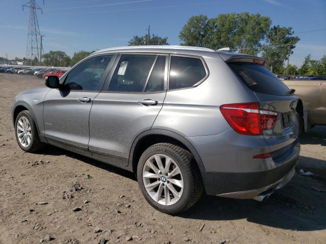 5UXWX9C56E0D17792 - 2014 BMW X3 XDRIVE28I GRAY photo 2