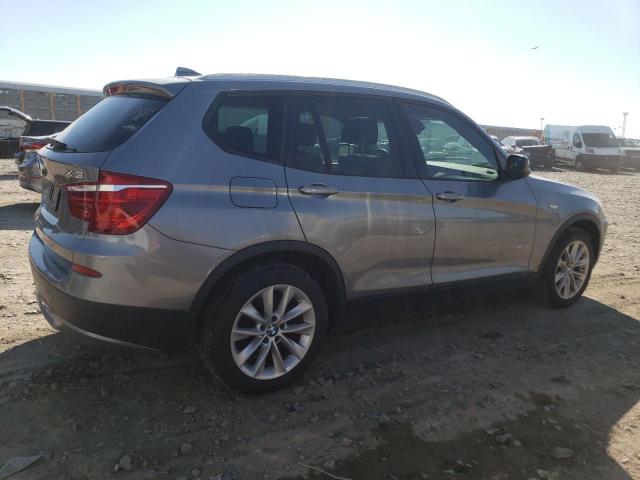 5UXWX9C56E0D17792 - 2014 BMW X3 XDRIVE28I GRAY photo 3