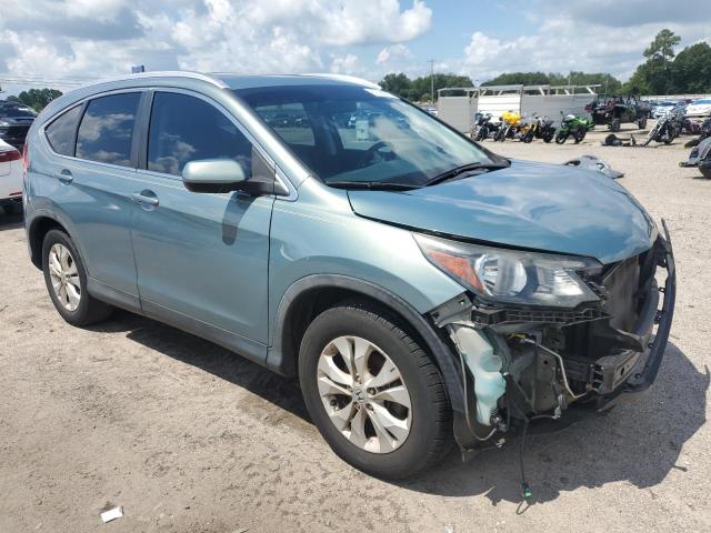 5J6RM3H76CL037307 - 2012 HONDA CR-V EXL GREEN photo 4