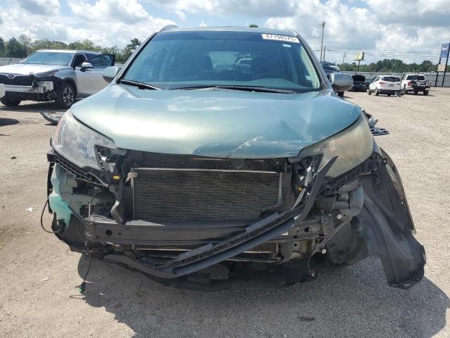 5J6RM3H76CL037307 - 2012 HONDA CR-V EXL GREEN photo 5