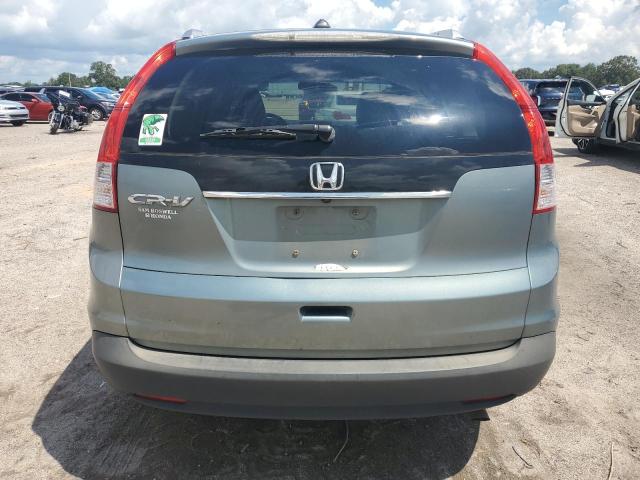 5J6RM3H76CL037307 - 2012 HONDA CR-V EXL GREEN photo 6