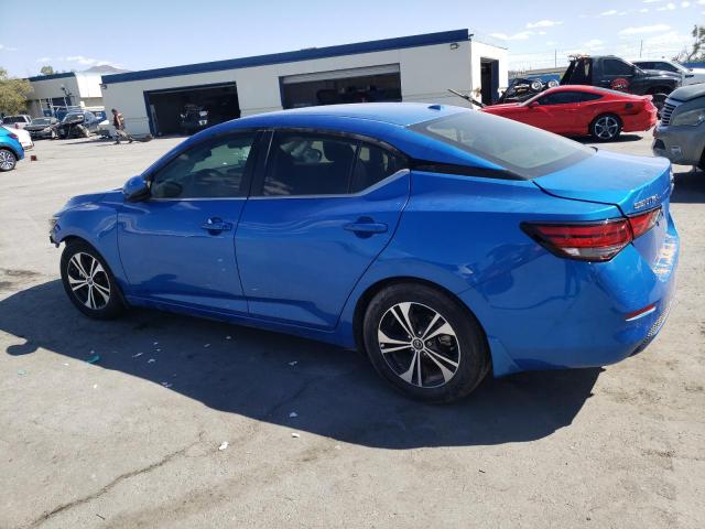 3N1AB8CV6NY219050 - 2022 NISSAN SENTRA SV BLUE photo 2