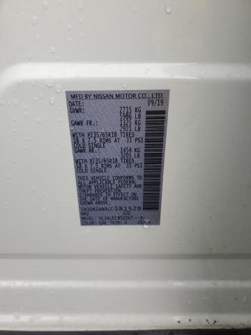 5N1DR2AN4LC581529 - 2020 NISSAN PATHFINDER S WHITE photo 14