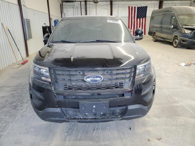 1FM5K8AR3KGB44790 - 2019 FORD EXPLORER POLICE INTERCEPTOR BLACK photo 5
