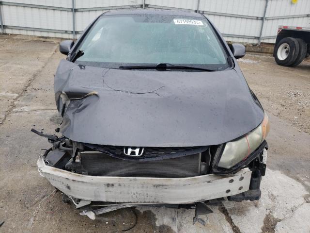 2HGFG3B04CH528758 - 2012 HONDA CIVIC EXL GRAY photo 5