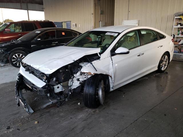 5NPE34AF8KH804592 - 2019 HYUNDAI SONATA LIMITED WHITE photo 1