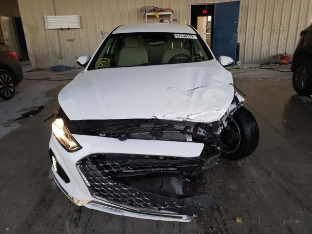 5NPE34AF8KH804592 - 2019 HYUNDAI SONATA LIMITED WHITE photo 5