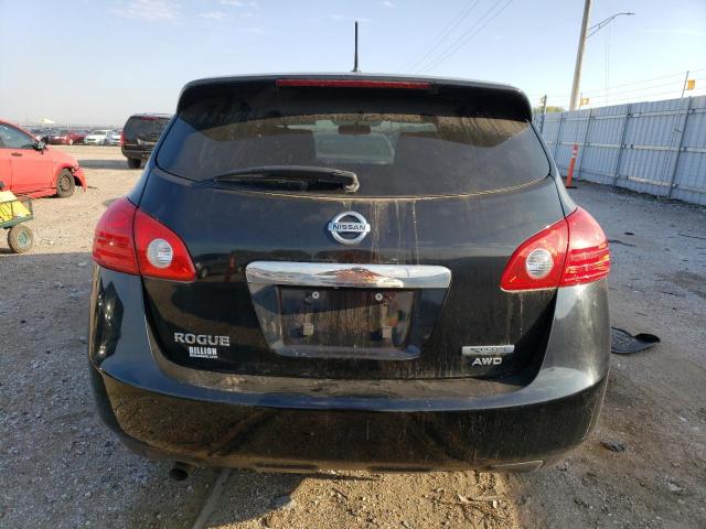 JN8AS5MV2DW616923 - 2013 NISSAN ROGUE S BLACK photo 6