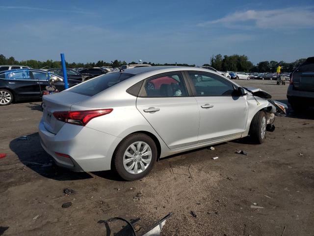 3KPC24A67ME129318 - 2021 HYUNDAI ACCENT SE SILVER photo 3