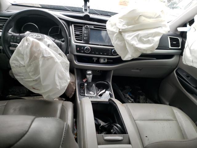 5TDKKRFH3FS089492 - 2015 TOYOTA HIGHLANDER XLE GRAY photo 8