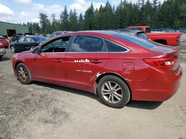 5NPE24AF6GH274133 - 2016 HYUNDAI SONATA SE RED photo 2