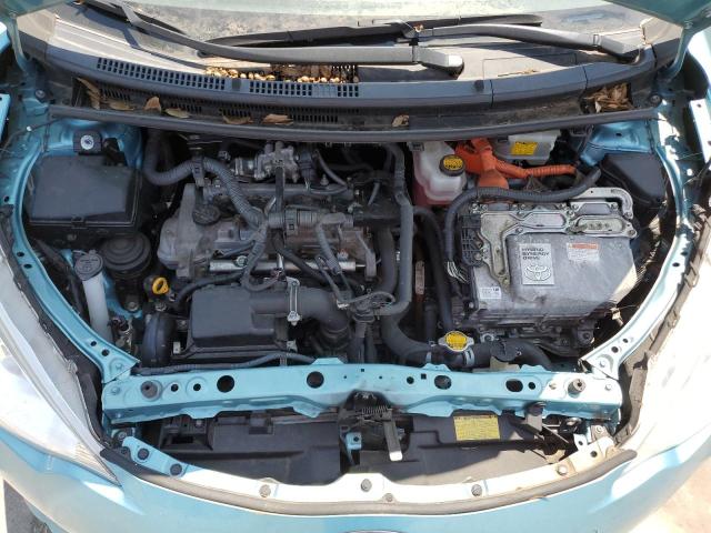 JTDKDTB30C1012041 - 2012 TOYOTA PRIUS C 青绿色 照片 11