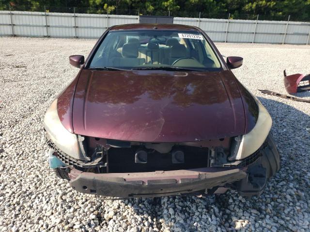 1HGCP26359A125557 - 2009 HONDA ACCORD LX BURGUNDY photo 5