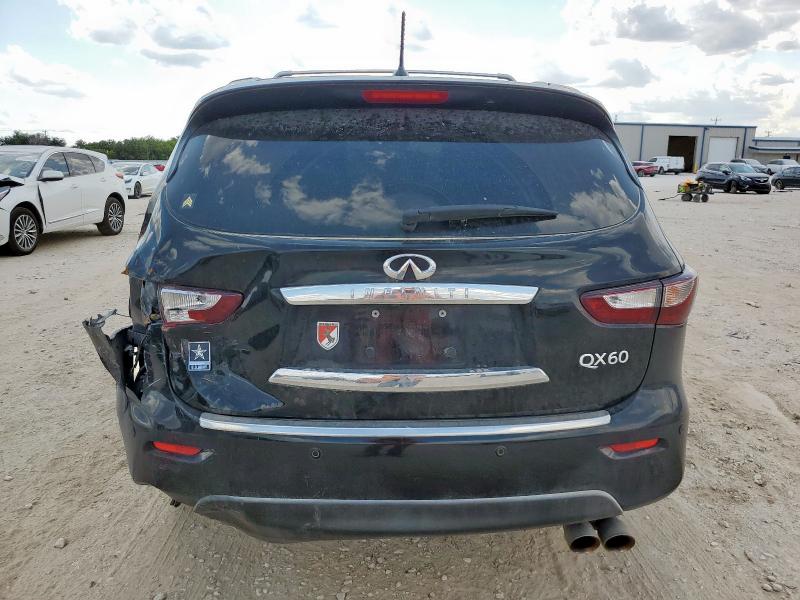 5N1AL0MM4EC549100 - 2014 INFINITI QX60 BLACK photo 6