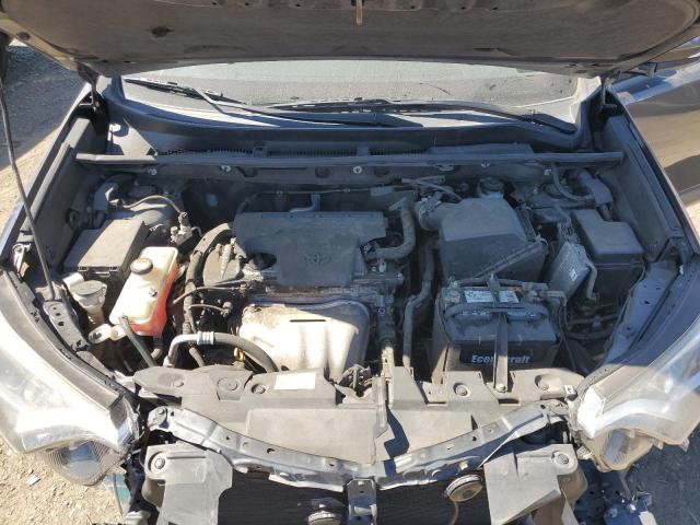 JTMWFREV3GJ083140 - 2016 TOYOTA RAV4 XLE GRAY photo 12