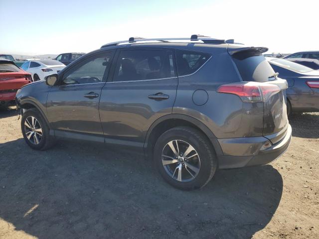 JTMWFREV3GJ083140 - 2016 TOYOTA RAV4 XLE GRAY photo 2