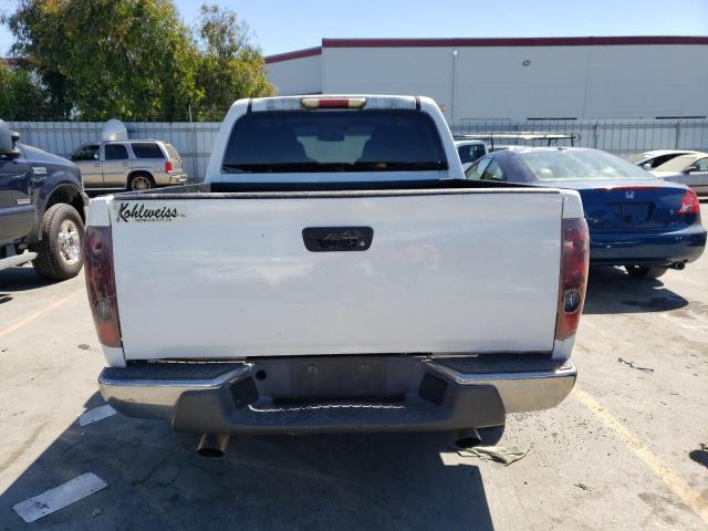 1GTCS136248119401 - 2004 GMC CANYON WHITE photo 6