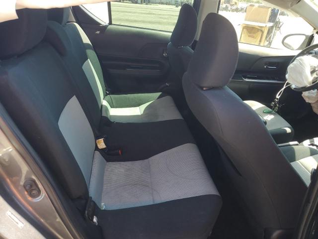 JTDKDTB38G1123815 - 2016 TOYOTA PRIUS C GRAY photo 10