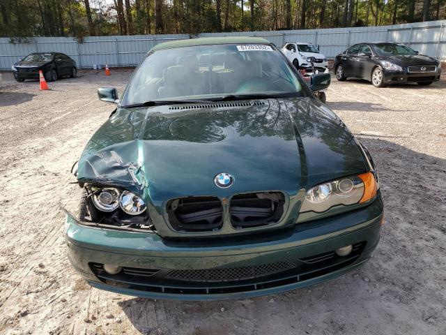 WBABS33491JY40919 - 2001 BMW 325 CI GREEN photo 5