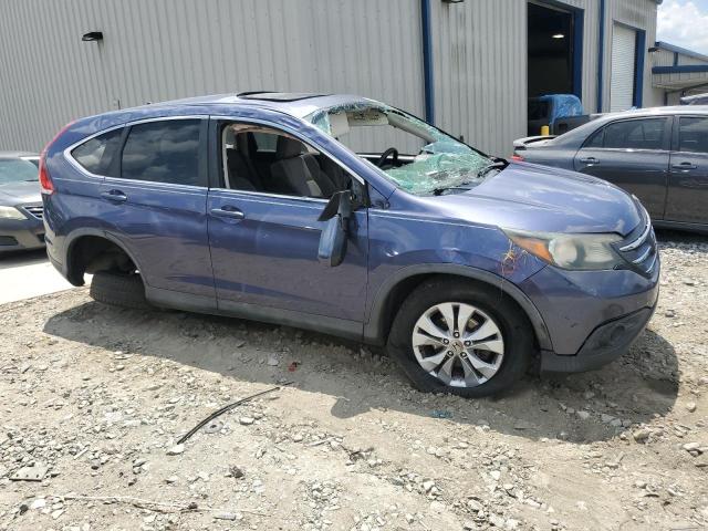 3CZRM3H59EG701419 - 2014 HONDA CR-V EX BLUE photo 4