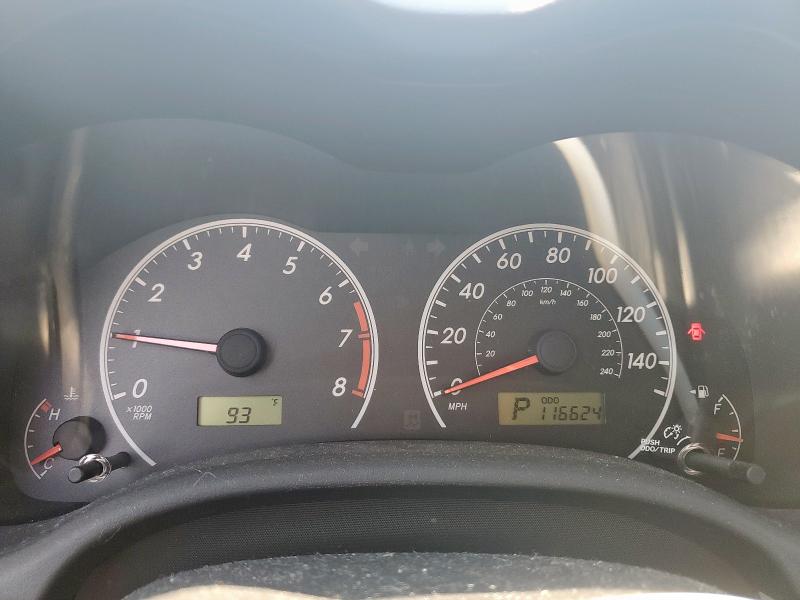 5YFBU4EE5CP065090 - 2012 TOYOTA COROLLA BASE Noir photo 9