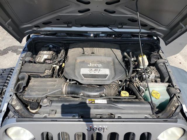 1C4GJWAG7DL602599 - 2013 JEEP WRANGLER SPORT 银色 照片 11