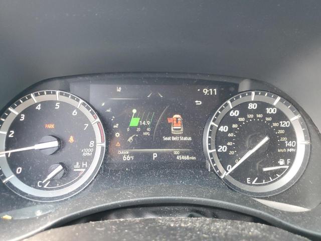 5TDGZRBH7MS067189 - 2021 TOYOTA HIGHLANDER XLE TEAL photo 9