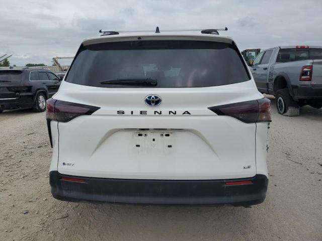 5TDBRKEC9SS235025 - 2025 TOYOTA SIENNA LE 白色 照片 6