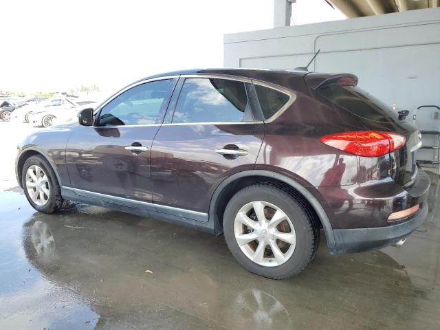JN1AJ0HP3AM701891 - 2010 INFINITI EX35 BASE Շագանակագույն լուսանկար 2