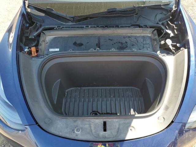 5YJYGDEE3MF301573 - 2021 TESLA MODEL Y ლურჯი ფოტო 12